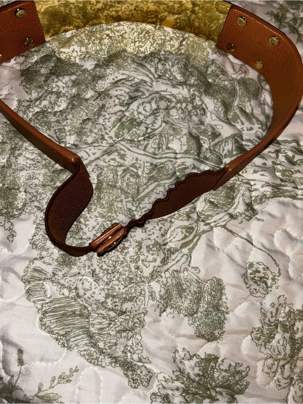 Preloved Marciano leather and metal belt